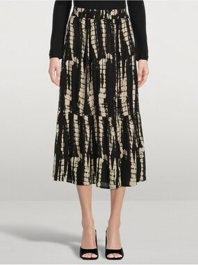 ba&sh Kylie Tie Dye Tiered Midi Skirt size 0